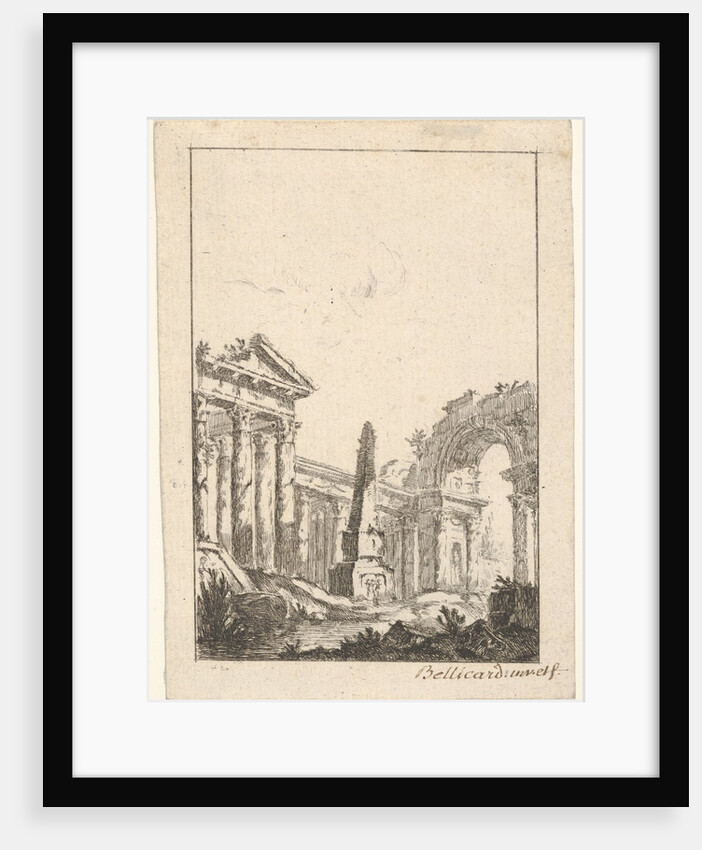 Architectural Capriccio, 1745-80 by Jérôme Charles Bellicard
