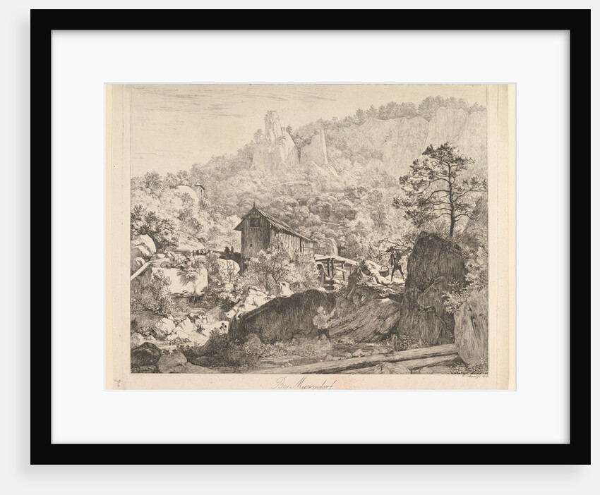 Around Muckendorf, 1818 by Johann Christian Erhard