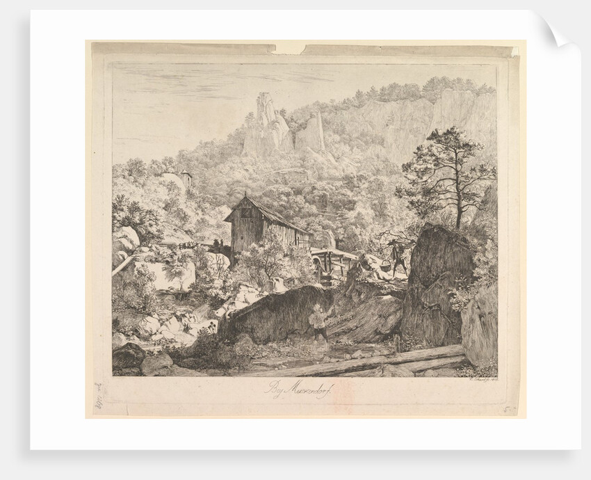 Around Muckendorf, 1818 by Johann Christian Erhard