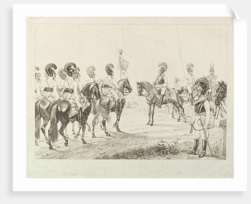 Austrian Cuirassiers, early 19th century by Johann Christian Erhard