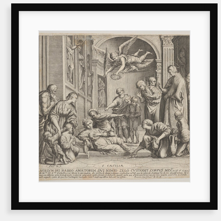 The death of St Cecilia, ca. 1640-60 by Johann Friedrich Greuter