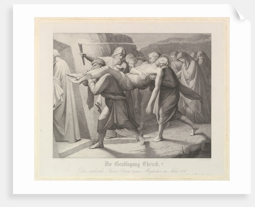 The Entombment, 1850 by Unknown