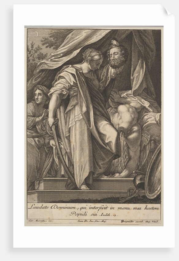 Judith slaying Holofernes, 1705-62 by Johann Georg Bergmuller