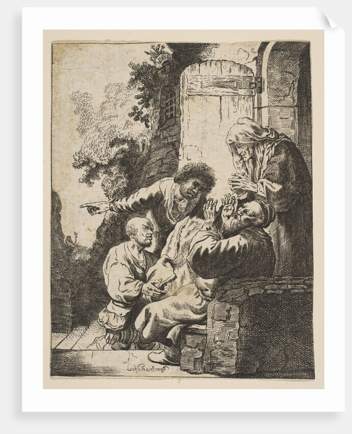 Joseph's Coat Brought to Jacob, ca. 1633 by Johann Georg Hertel