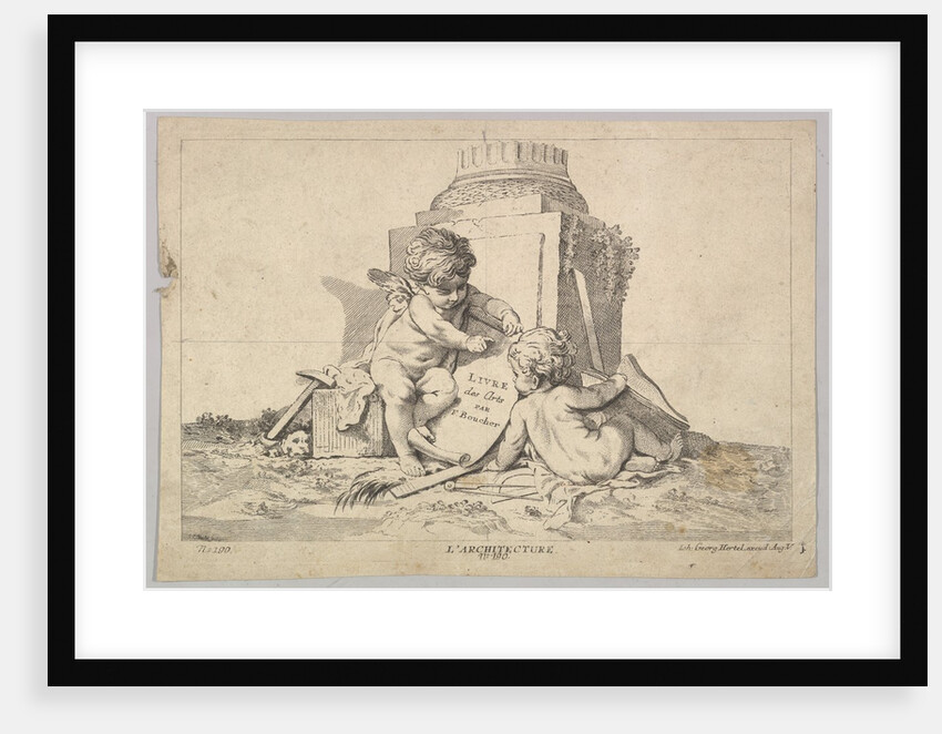 Architecture, 18th century by Johann Georg Hertel