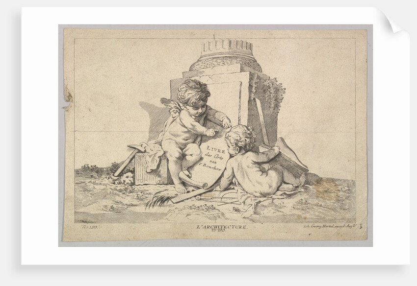Architecture, 18th century by Johann Georg Hertel