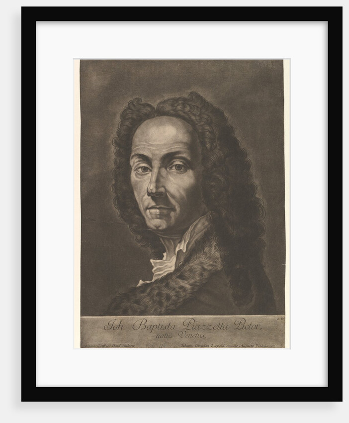 Portrait of Giovanni Battista Piazzetta, early 18th century by Johann Gottfried Haid