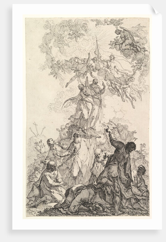 The Ascension of Christ, ca. 1750 by Johann Ignatz Zimbal