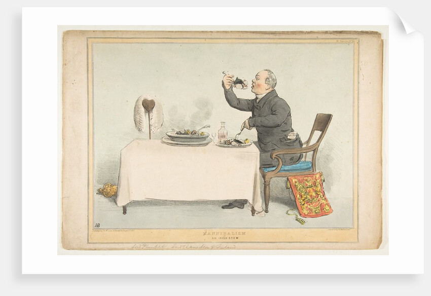 Hannibalism or an Irish Stew, August 5, 1833 by John Doyle