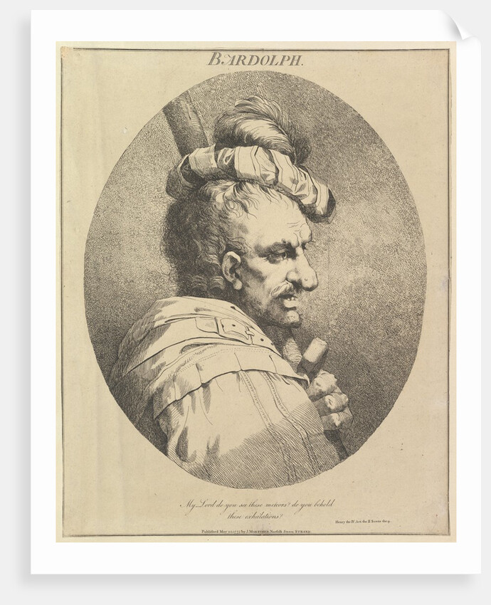 Bardolph, May 20, 1775 by John Hamilton Mortimer