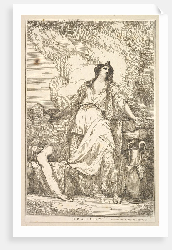 Tragedy, December 8, 1778 by John Hamilton Mortimer