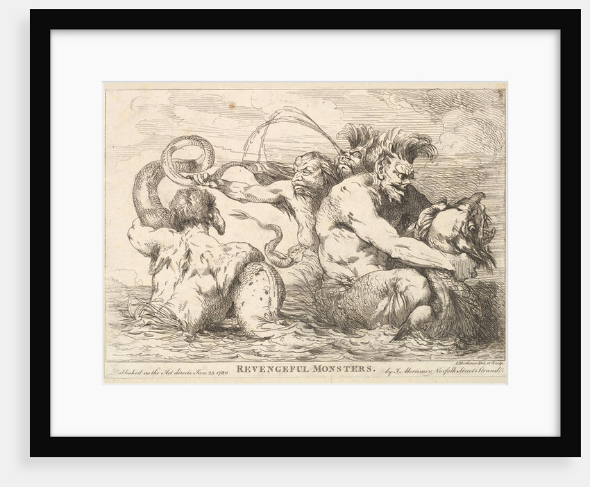 Revengeful Monsters, January 25, 1780 by John Hamilton Mortimer
