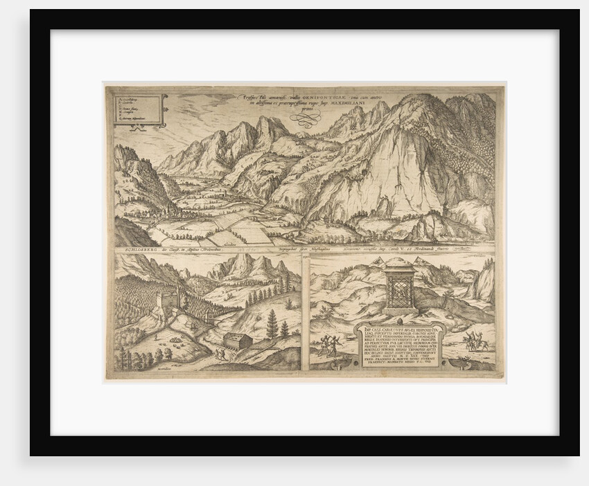 Innsbruck from the series Civitates Orbis Terrarum, vol. V, plate 59, 1590 by Unknown