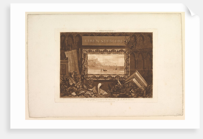 The Frontispiece to Liber Studiorum, May 1812 by JMW Turner