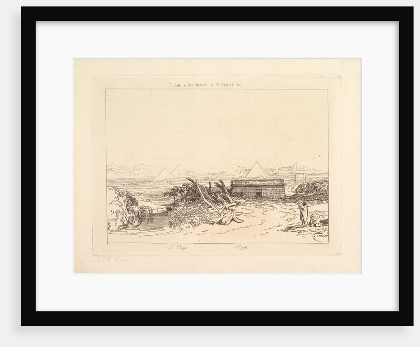 Fifth Plague of Egypt, 1808 by JMW Turner