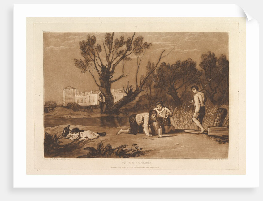 Young Anglers, June 1, 1811 by JMW Turner
