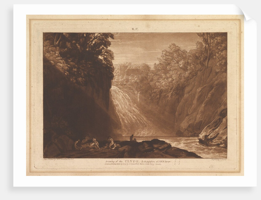 Drawing of the Clyde, March 29, 1809 by JMW Turner