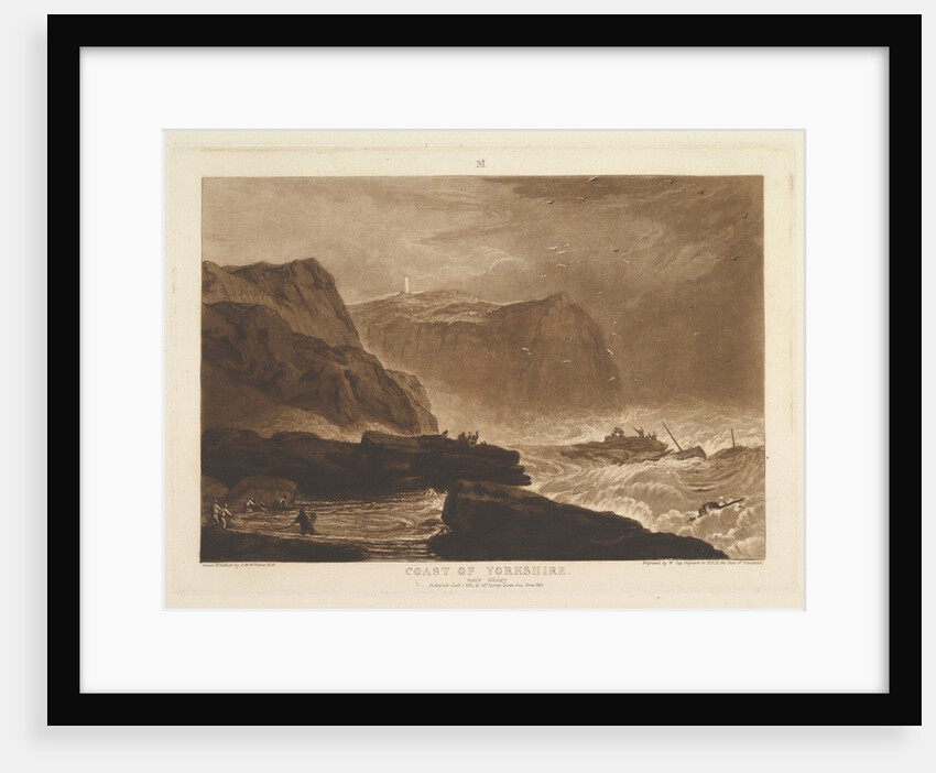 Coast of Yorkshire, Near Whitby, January 1, 1811 by JMW Turner