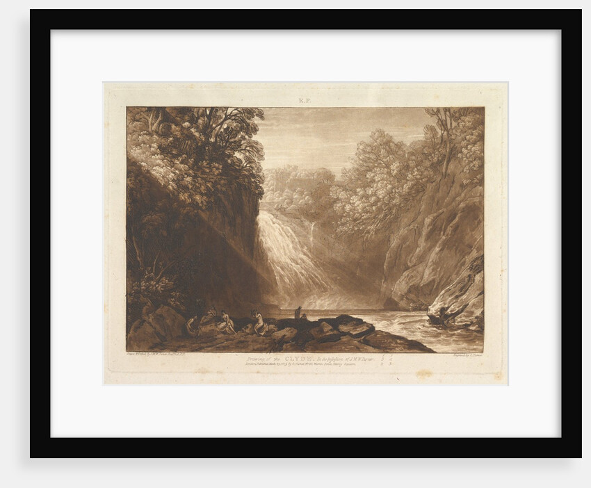 Drawing of the Clyde, March 29, 1809 by JMW Turner