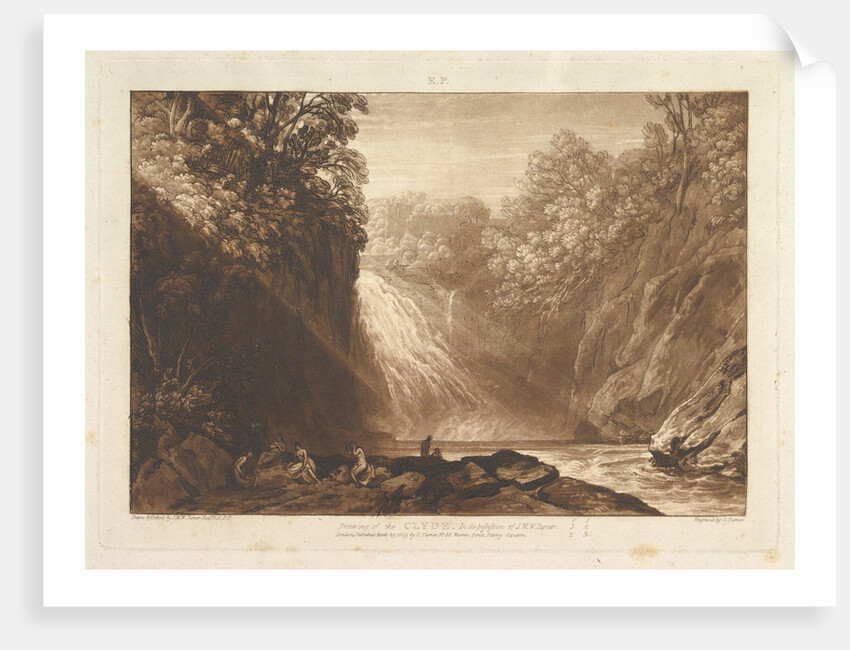 Drawing of the Clyde, March 29, 1809 by JMW Turner