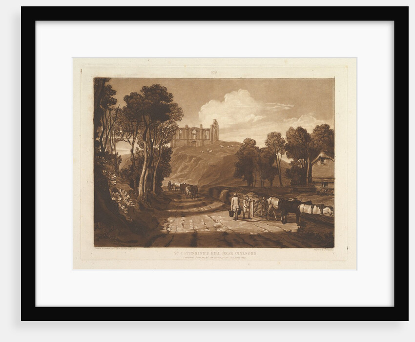 St. Catharine's Hill near Guilford, June 1811 by JMW Turner