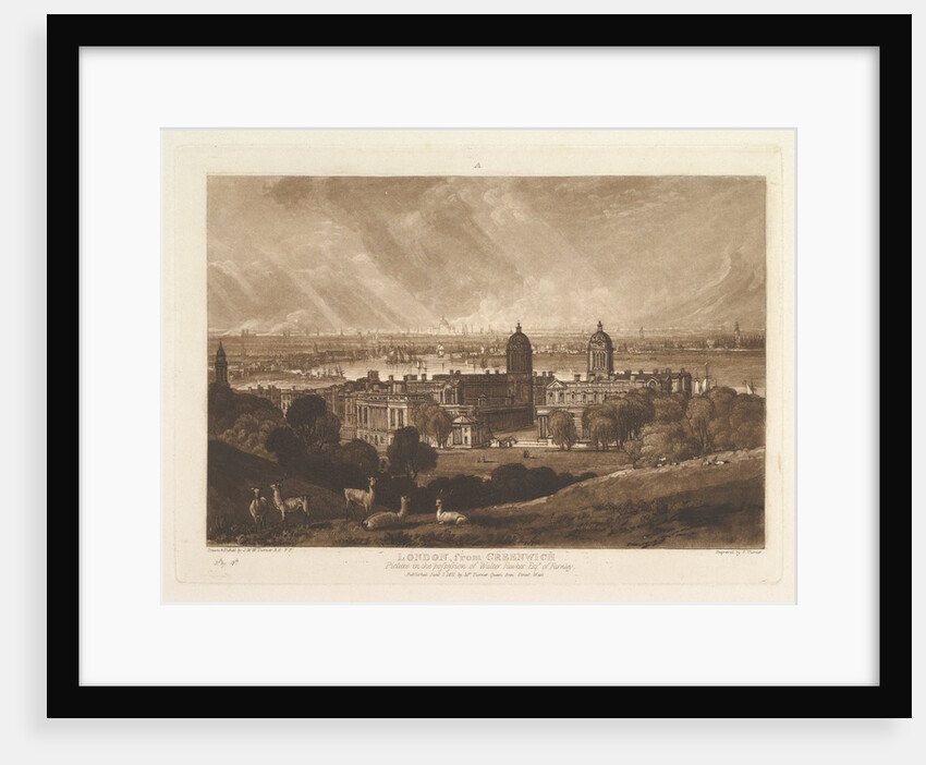 London from Greenwich, January 1, 1811 by JMW Turner