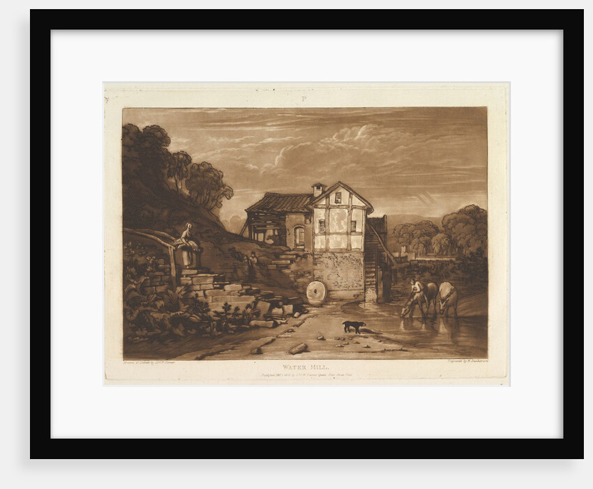 Water Mill, February 1, 1812 by JMW Turner