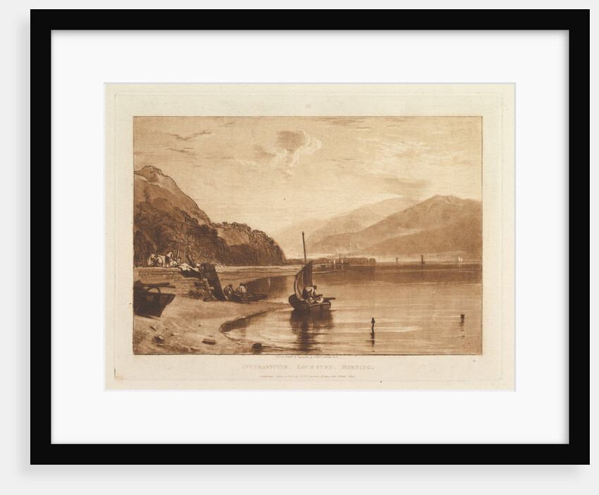 Inverary Pier, Loch Fyne, Morning, June 1, 1811 by JMW Turner