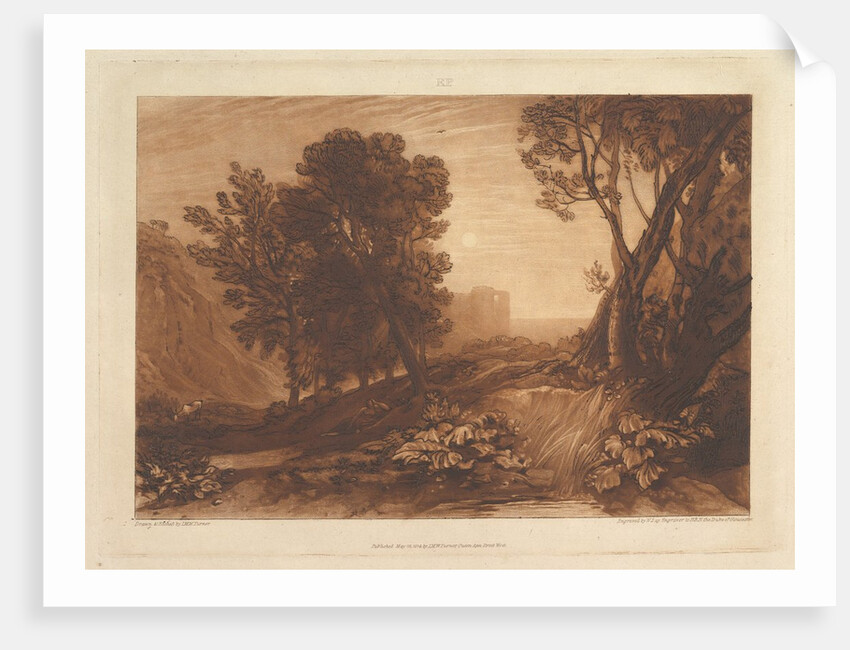 Solitude, or The Reading Magdalen, May 12, 1814 by JMW Turner