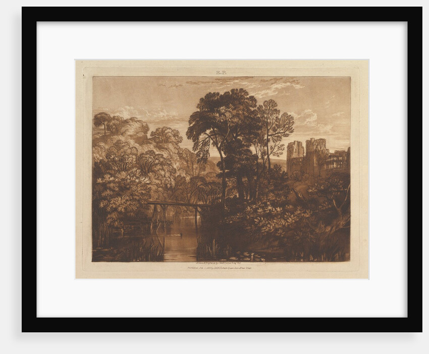 Berry Pomeroy Castle, January 1, 1816 by JMW Turner