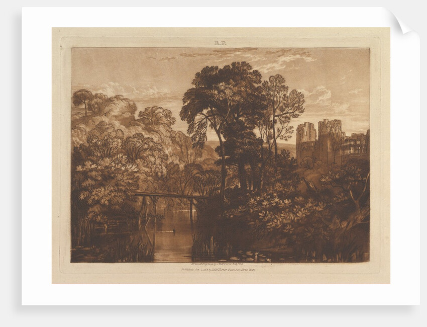 Berry Pomeroy Castle, January 1, 1816 by JMW Turner