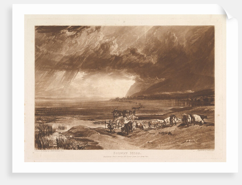Solway Moss, January 1, 1816 by JMW Turner