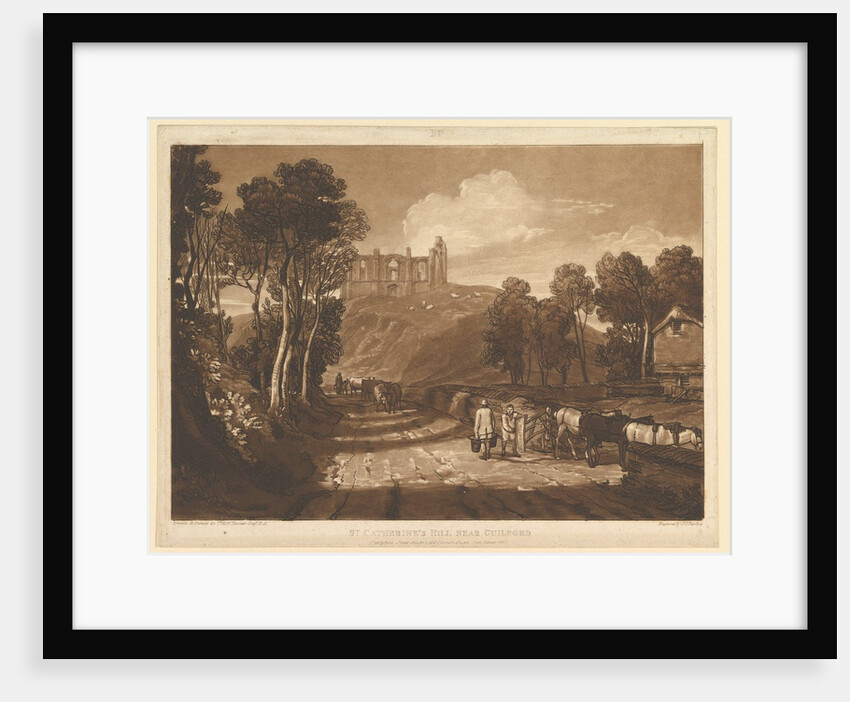 St. Catharine's Hill near Guilford, June 1811 by JMW Turner