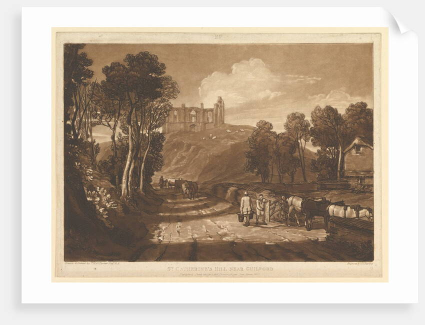 St. Catharine's Hill near Guilford, June 1811 by JMW Turner
