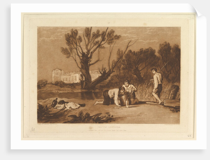 Young Anglers, June 1, 1811 by JMW Turner