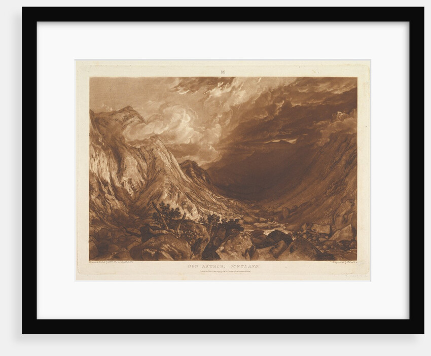 Ben Arthur, Scotland, January 1, 1819 by JMW Turner