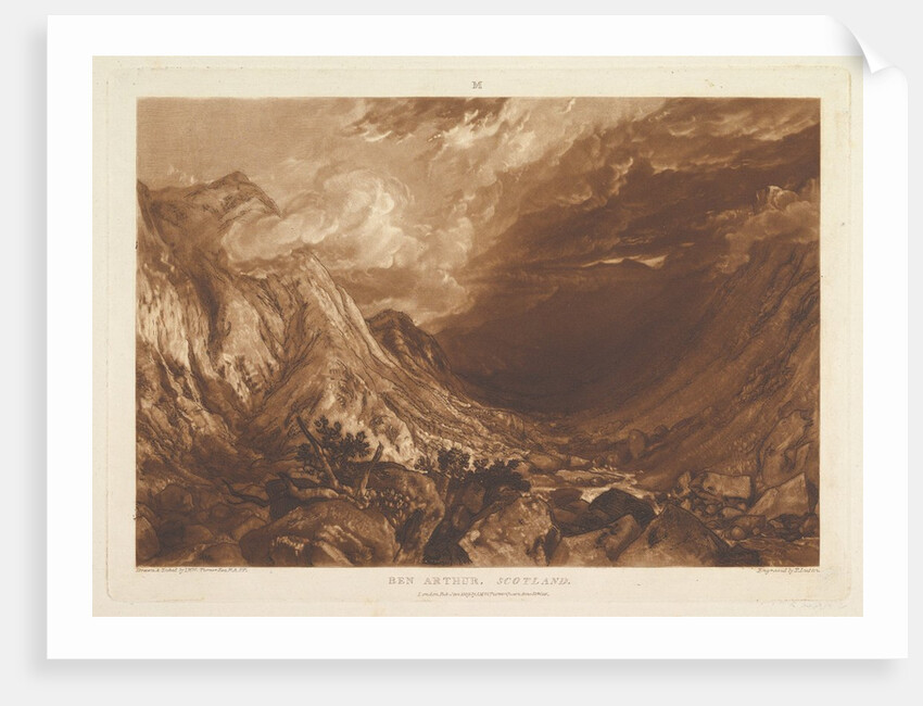 Ben Arthur, Scotland, January 1, 1819 by JMW Turner