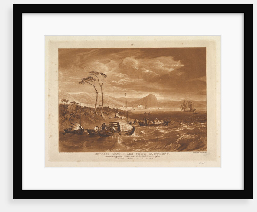 Inverary Castle and Town, Scotland, January 1, 1816 by JMW Turner