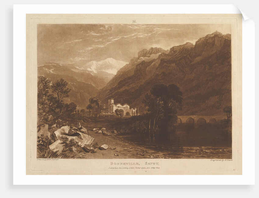 Bonneville, Savoy, January 1, 1819 by JMW Turner
