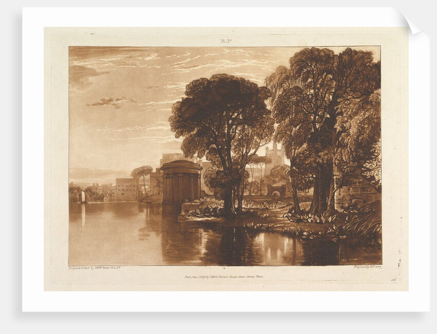 The Alcove, Isleworth, January 1, 1819 by JMW Turner