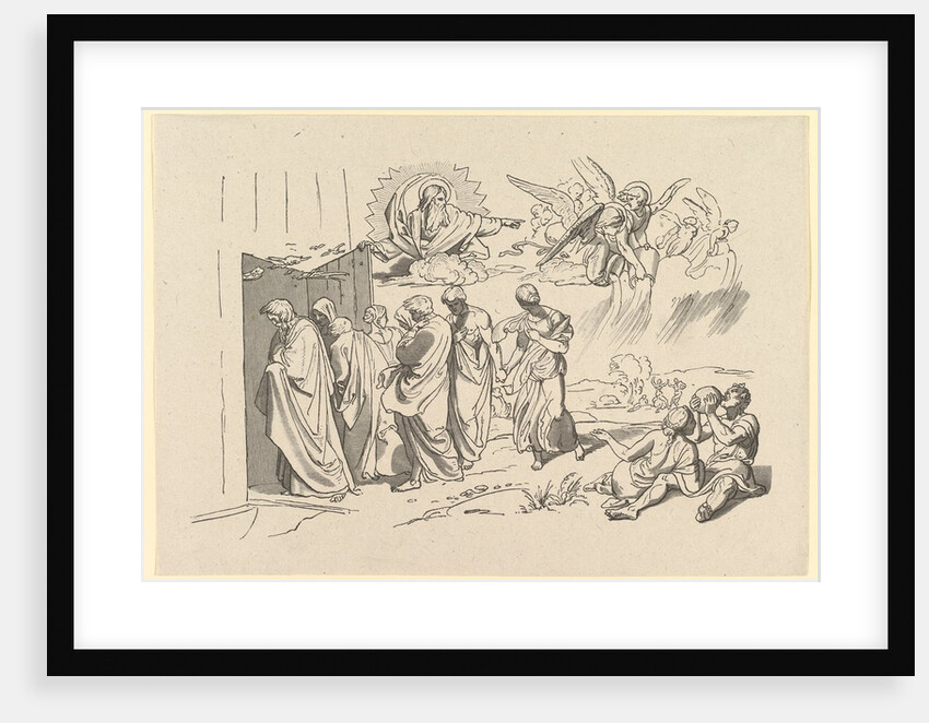 God Summons Noah and His Family into the Ark, 1827 by Joseph von Fuhrich