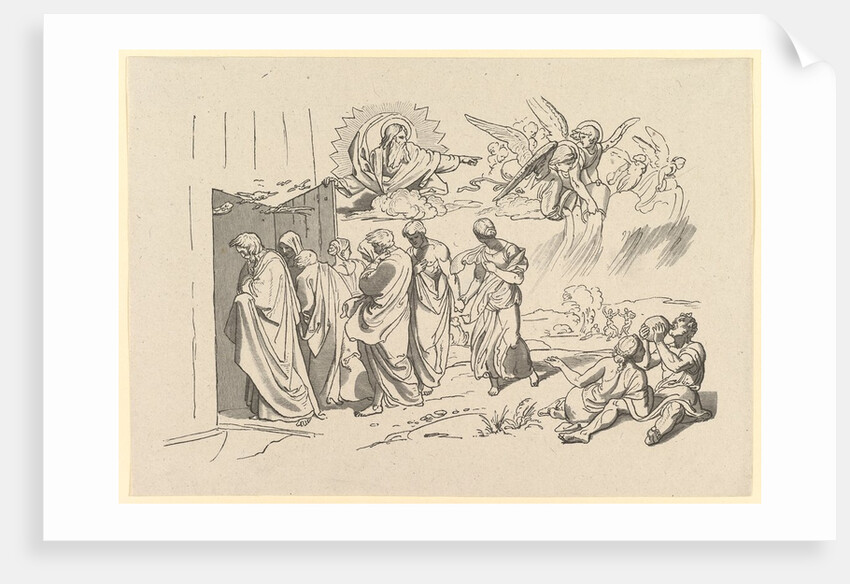 God Summons Noah and His Family into the Ark, 1827 by Joseph von Fuhrich