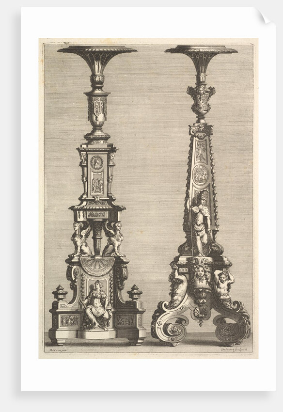 Two Torchères, 1692 by Juan Dolivar