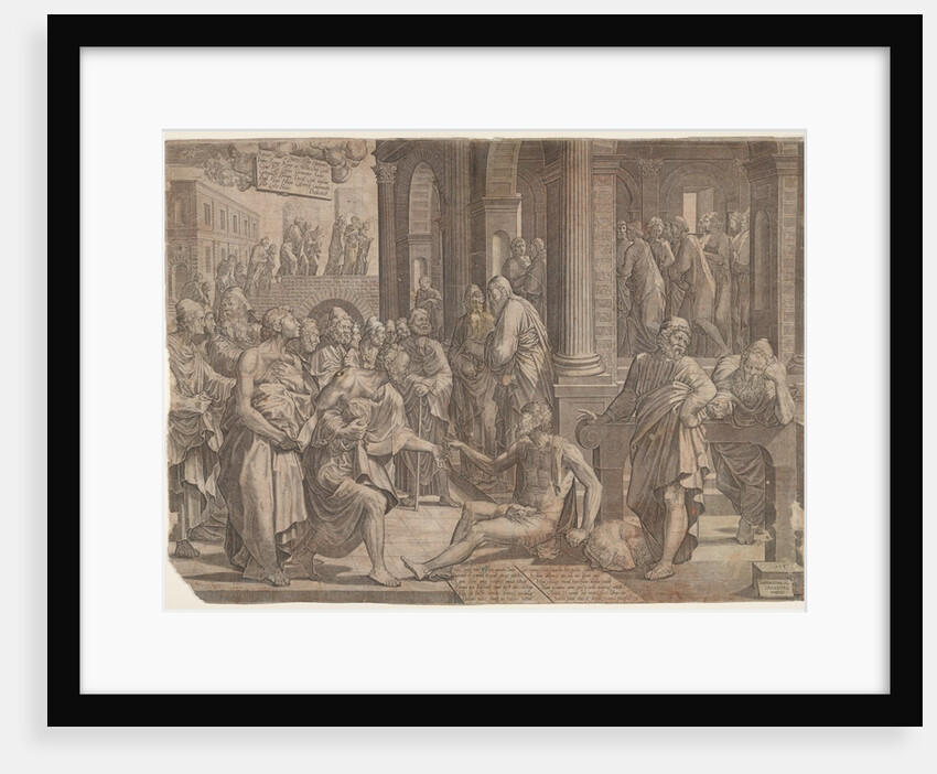 Saint John and Saint Peter Healing the Cripple, 1553 by Lambert Suavius