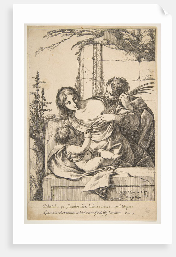 Holy Family with Palm, 1639 by Laurent de la Hyre