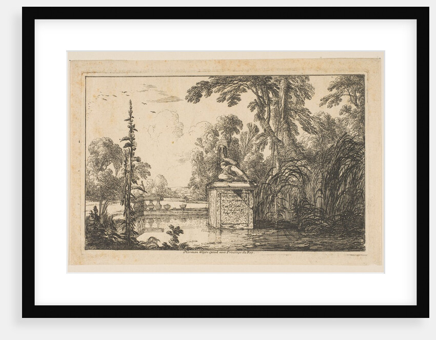 The Pond, 1640 by Laurent de la Hyre