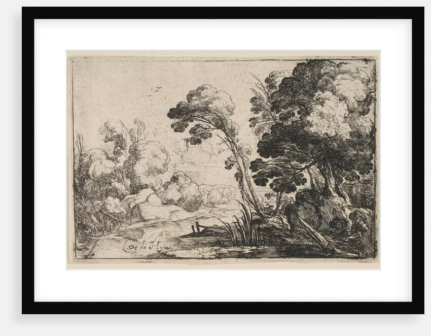 River in the Woods by Laurent de la Hyre