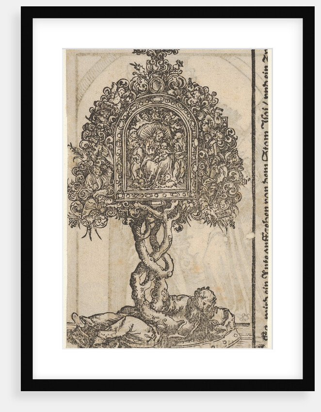 A Golden Reliquary with the Tree of Jesse, from the Large Series of Wittenberg Reliquaries, 1509 by Lucas Cranach the Elder