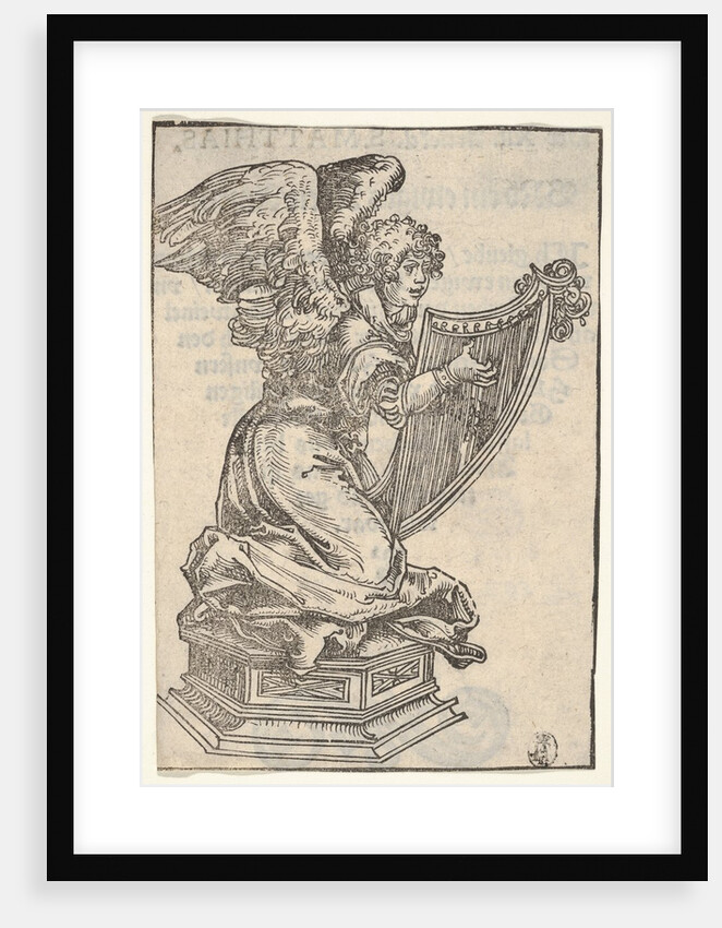 A Silver Statuette of an Angel Playing the Harp, from the Large Series of Wittenberg Reliq…, 1509 by Lucas Cranach the Elder