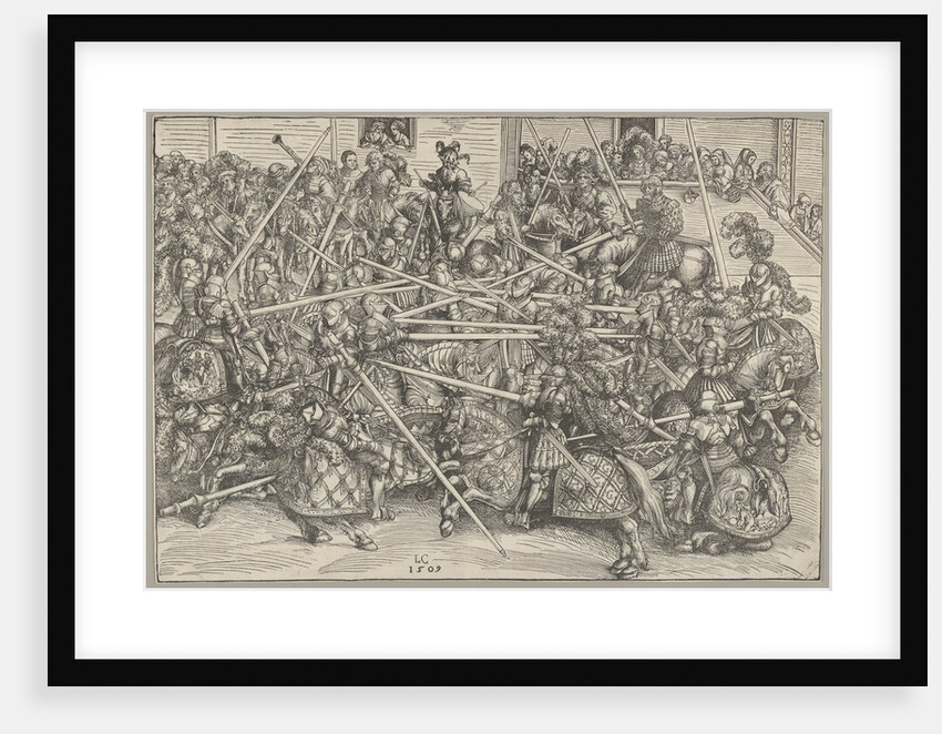 The Third Tournament, 1509 by Lucas Cranach the Elder